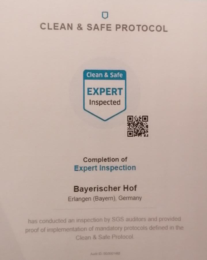Hotel Bayerischer Hof Erlangen Buitenkant foto